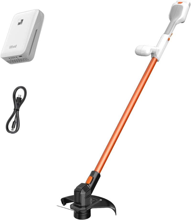 LiTHELi آلة قص الأعشاب اللاسلكية 12 بوصة، U20 Handy+ 20V آلة قص الأعشاب مع بطارية 2.0Ah، أدوات قص العشب للحديقة والفناء والمزرعة - Image 1